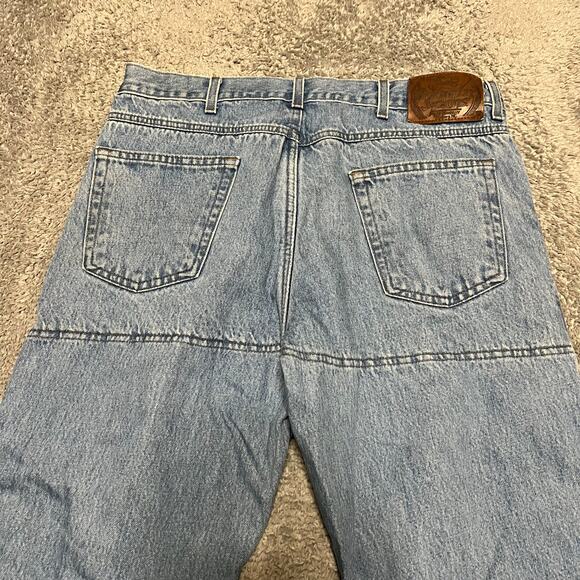 Draggin Jeans Mens 36x30 Denim Kevlar Lined Motorcycle Biker Vintage Made in USA - Picture 4 of 11